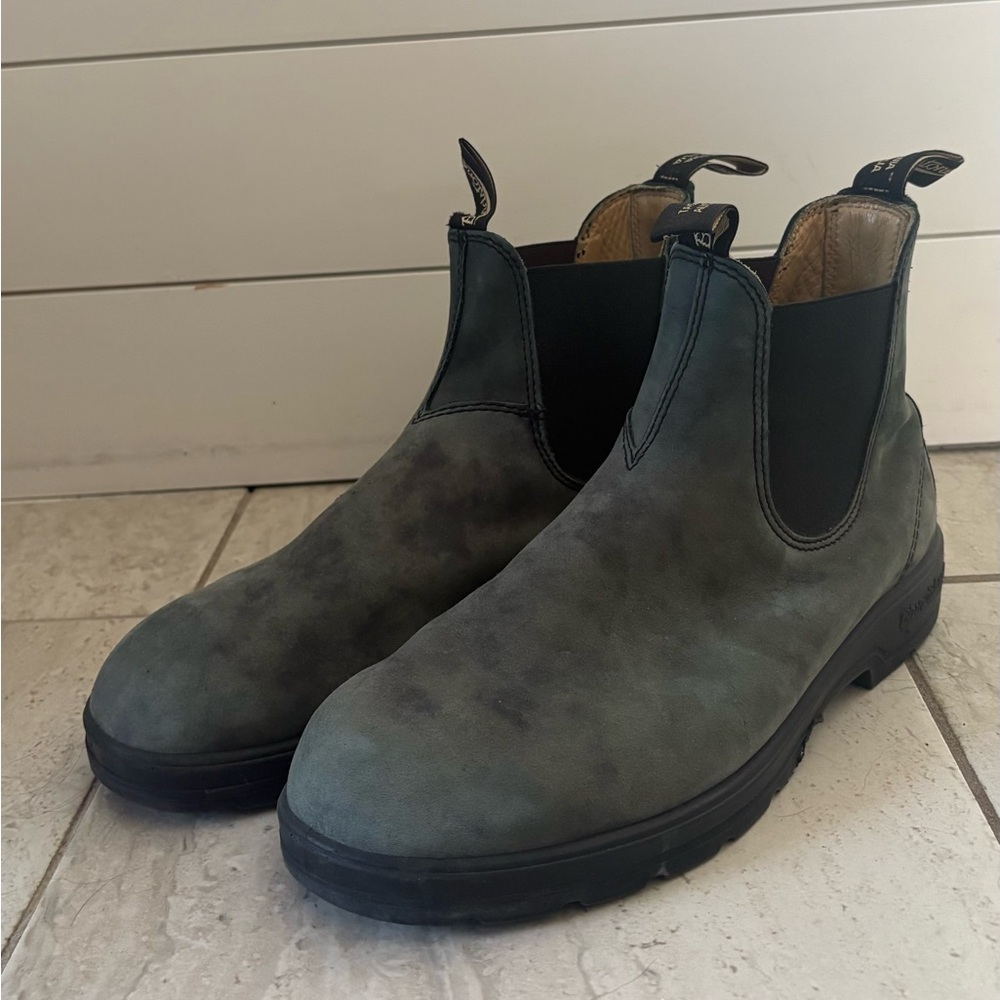 Blundstone Men's Chelsea Boots - Gray and Black